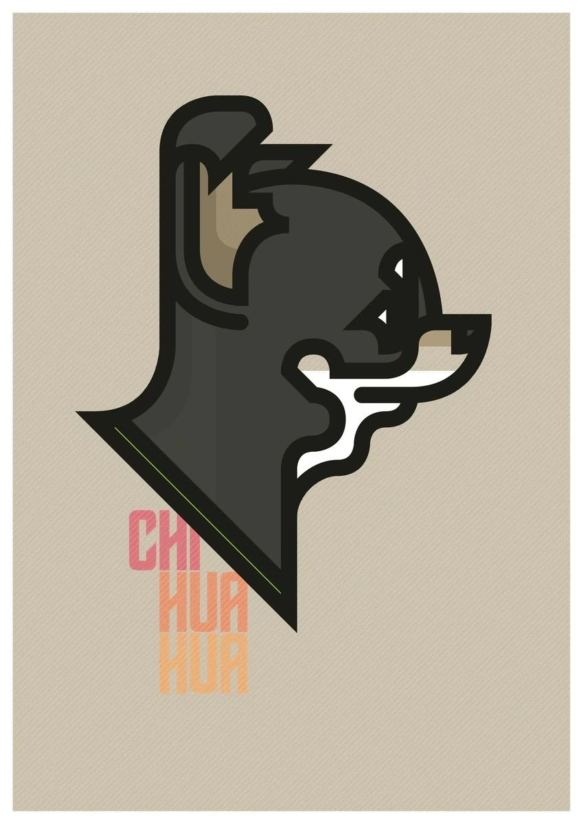 Chihuahua Dog Poster Print by Kam Lall
