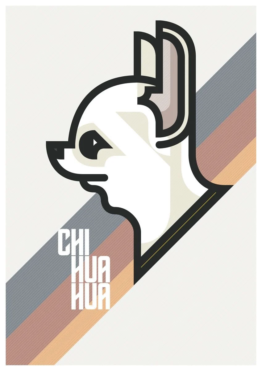 Chihuahua Dog Poster Print 2 by Kam Lall