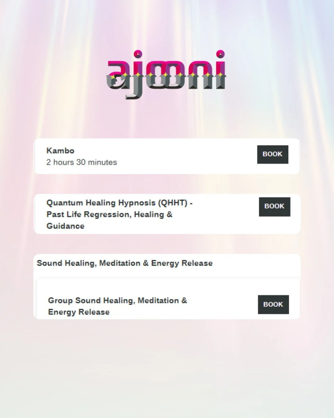 Struggling with emotional pain, trauma, or a sense of disconnection?

At Ajooni Retreat, we offer deep healing services that help you finally let go and reclaim your life. 

✨Kambo - a powerful cleansing ceremony for physical detox and emotional rele