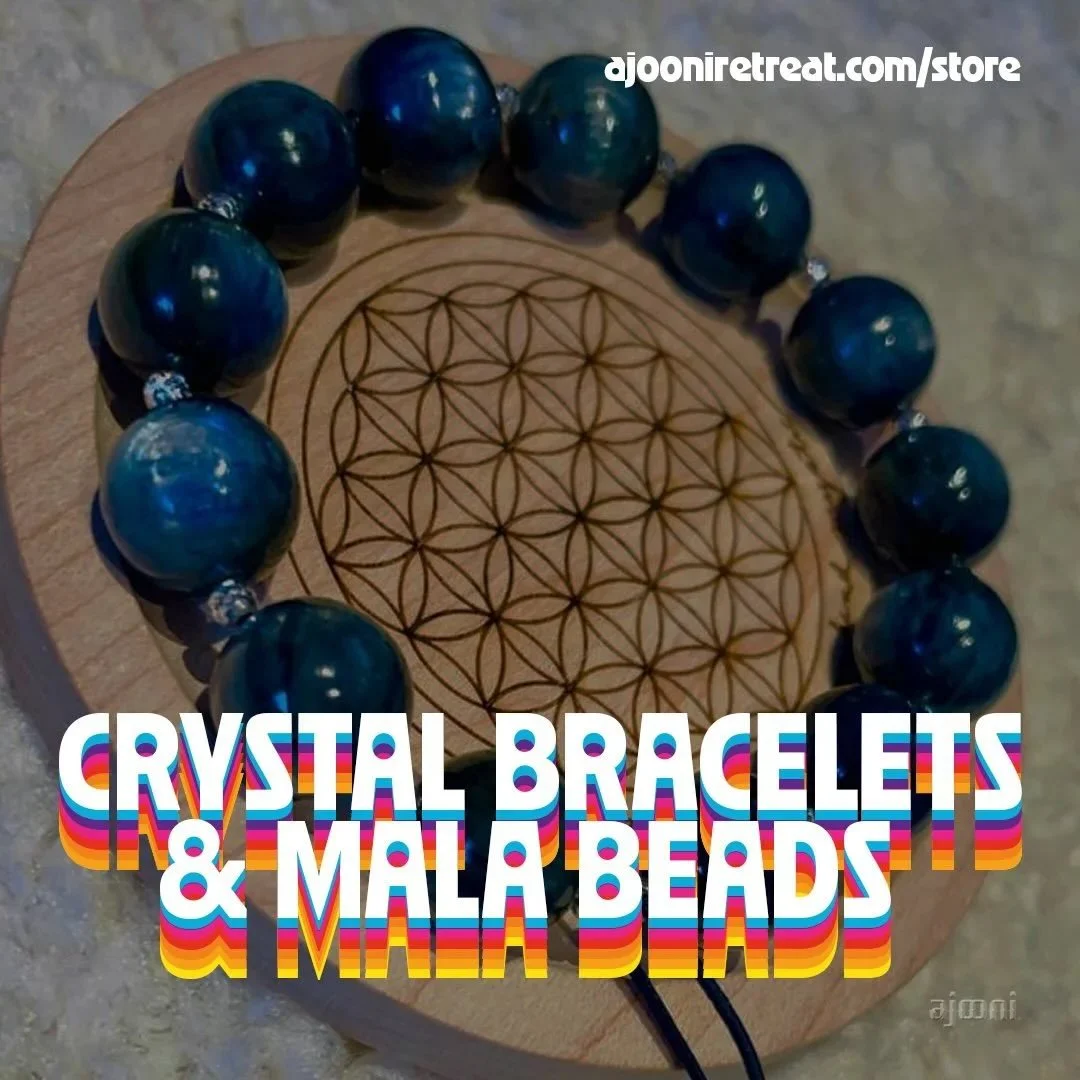 Elevate your energy, one intention at a time ✨ Handmade crystal bracelets designed to ground, protect, and align your spirit. Find the piece that speaks to you 💫
🔗 https://ajooniretreat.com/store/bracelets