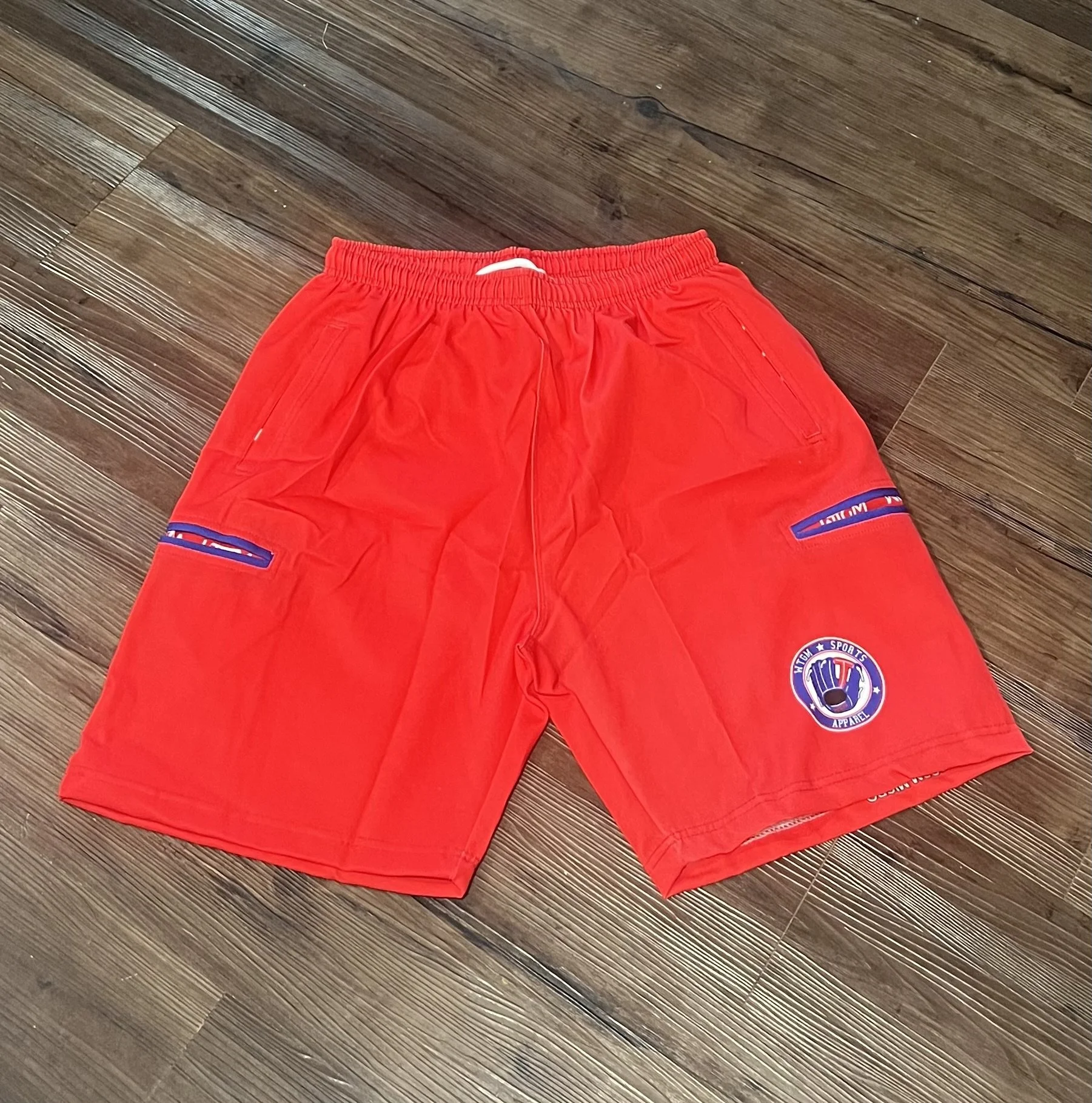 Red WTGN Sports Apparel 8" Shorts