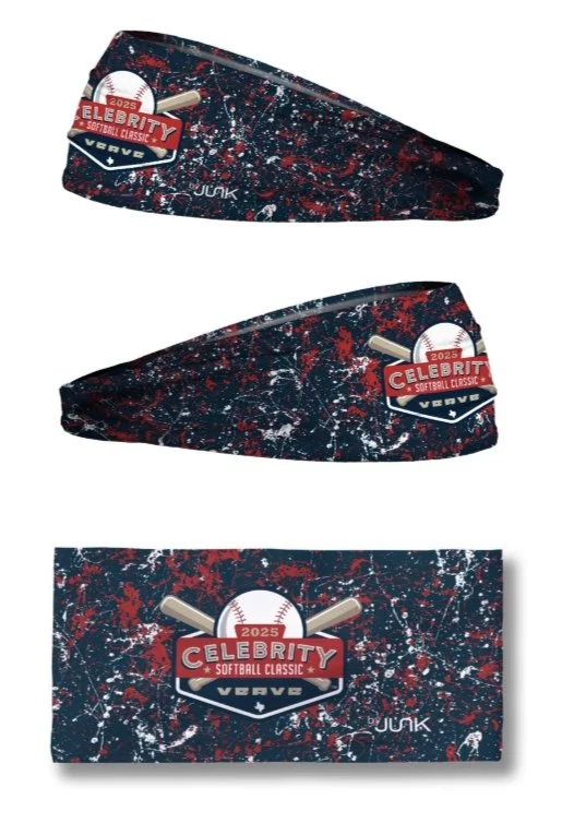 Celebrity Softball Classic Paint Splatter Headband by Junk