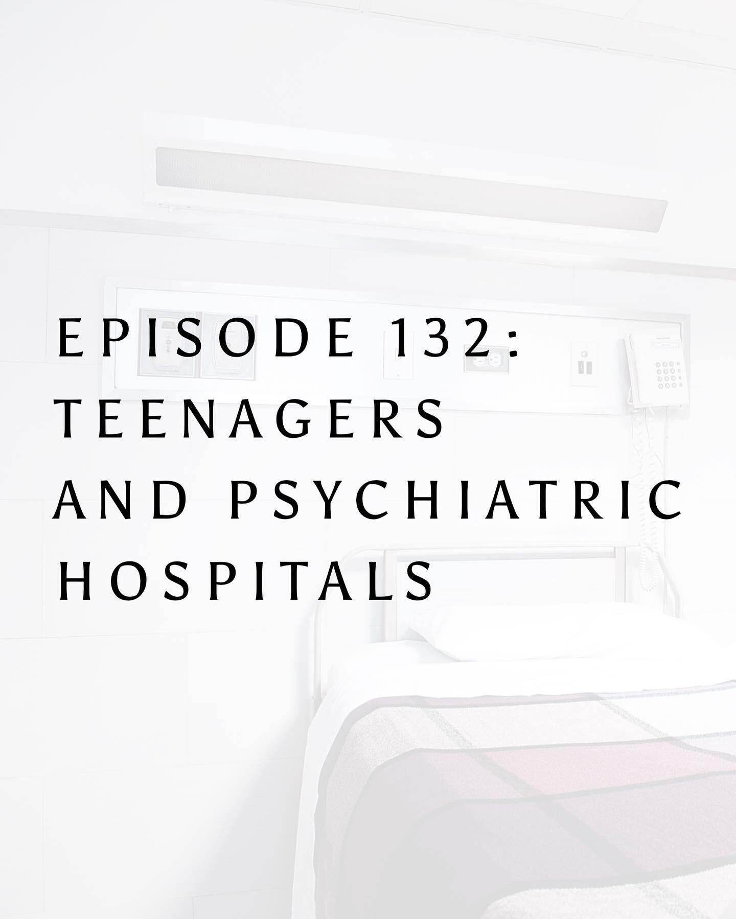 Is there ever a time when parents should send their teenager to a psychiatric facility? (Please don't call them &quot;mental hospitals&quot;) Today we discuss the situations that require parents to consider having their adolescent evaluated for psych