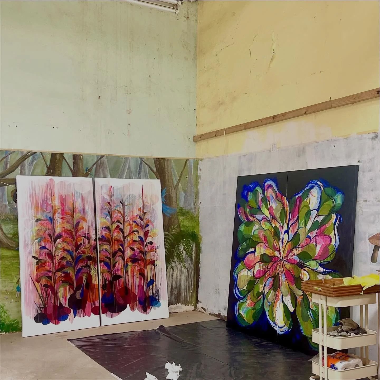 First day working in the new (half set up) studio. It felt so good &mdash; calm, focused, like something clicked back into place. I got heaps done and left with that quietly buzzing feeling that tells me I&rsquo;m exactly where I need to be. So excit