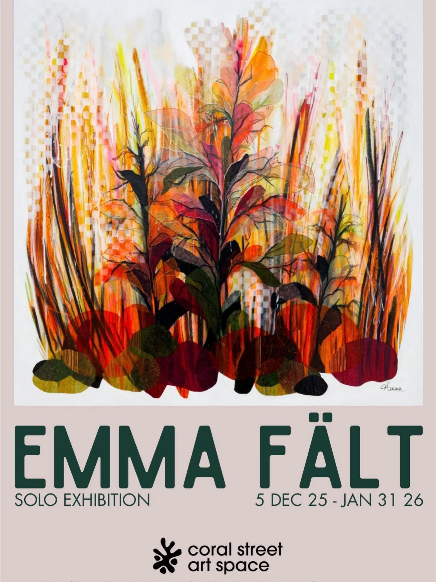 SOLO EXHIBITION 🖼️

Opening Event:
📅 Friday 5 December
⏰ 5:30&ndash;7:30pm
📍 Coral Street Art Space
10 Coral Street, Victor Harbor

Come along to see my newest work, have a glass of wine, and enjoy some nibbles.
I also made a deal with myself (and