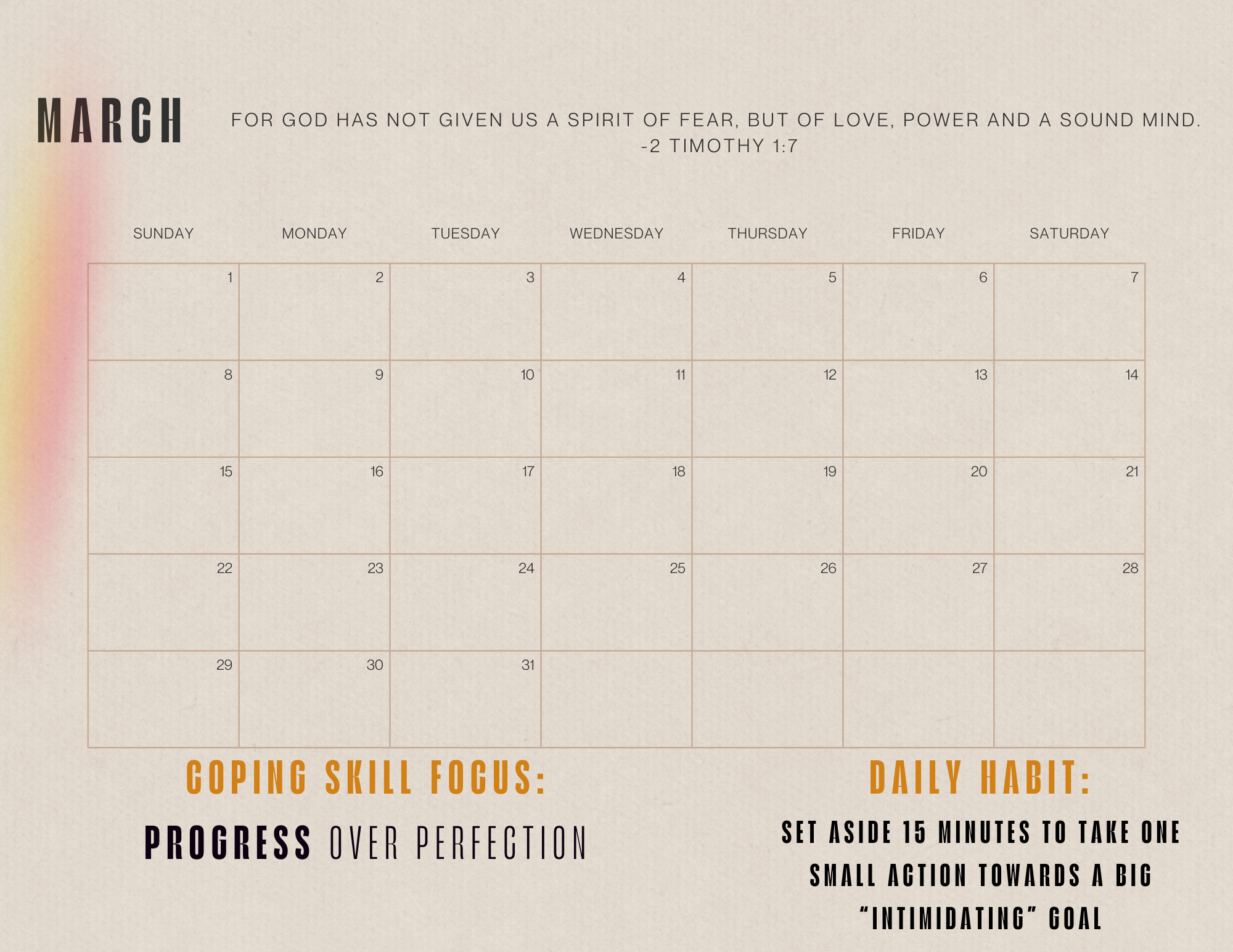 Minimalist Photo Natural Printable Monthly 2026 Wall Calendar  - 7.png