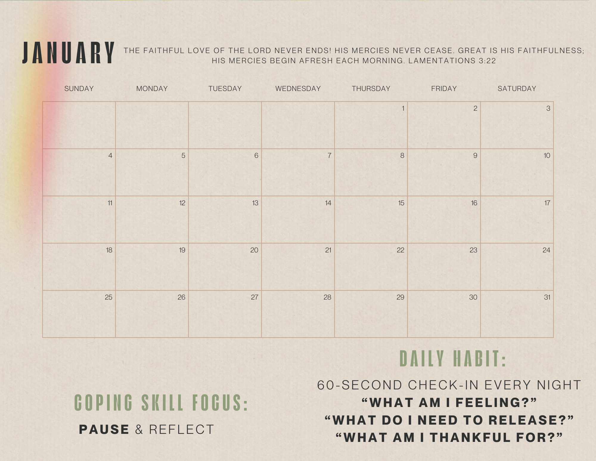 Minimalist Photo Natural Printable Monthly 2026 Wall Calendar  - 3.png