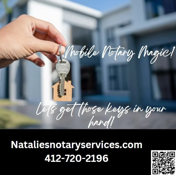 From Offer to Keys: Natalie's Notary Services Guiding Your Pittsburgh Real Estate Adventure
