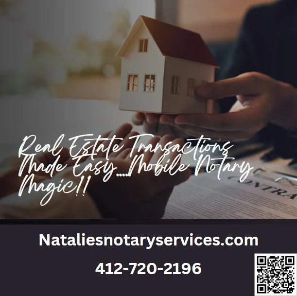 Navigating Real Estate Paperwork with Natalie's Notary Services in Pittsburgh
