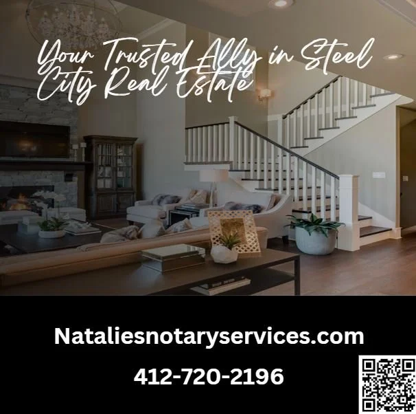 From Offer to Keys: Natalie's Notary Services Guiding Your Pittsburgh Real Estate Adventure