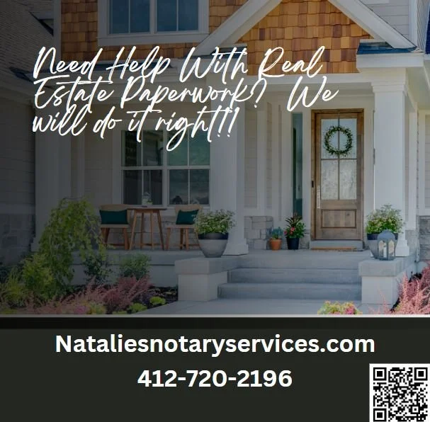 Common Real Estate Documents Requiring Notarization