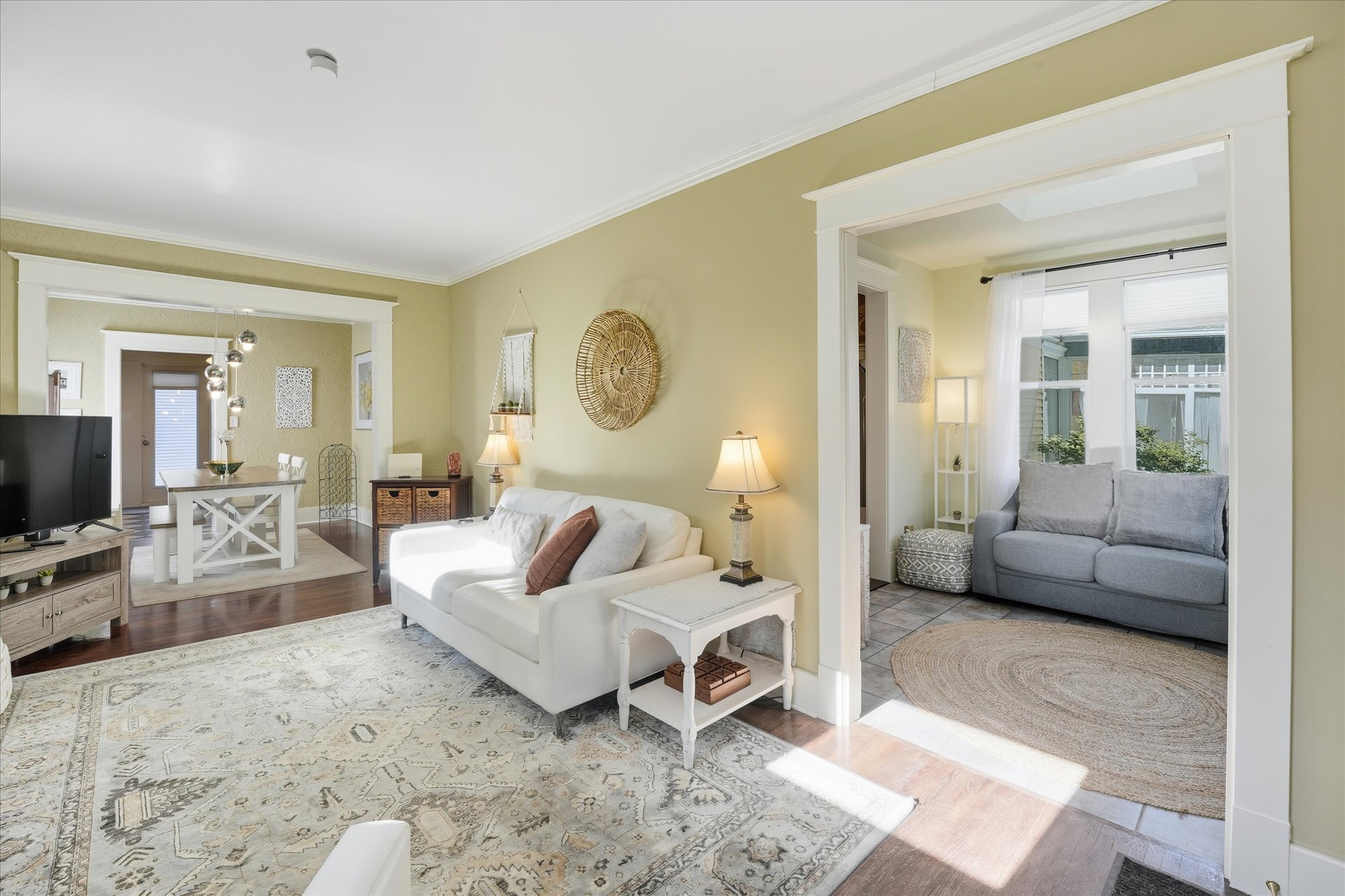 the beautiful open concept makes this place feel much bigger than it is.