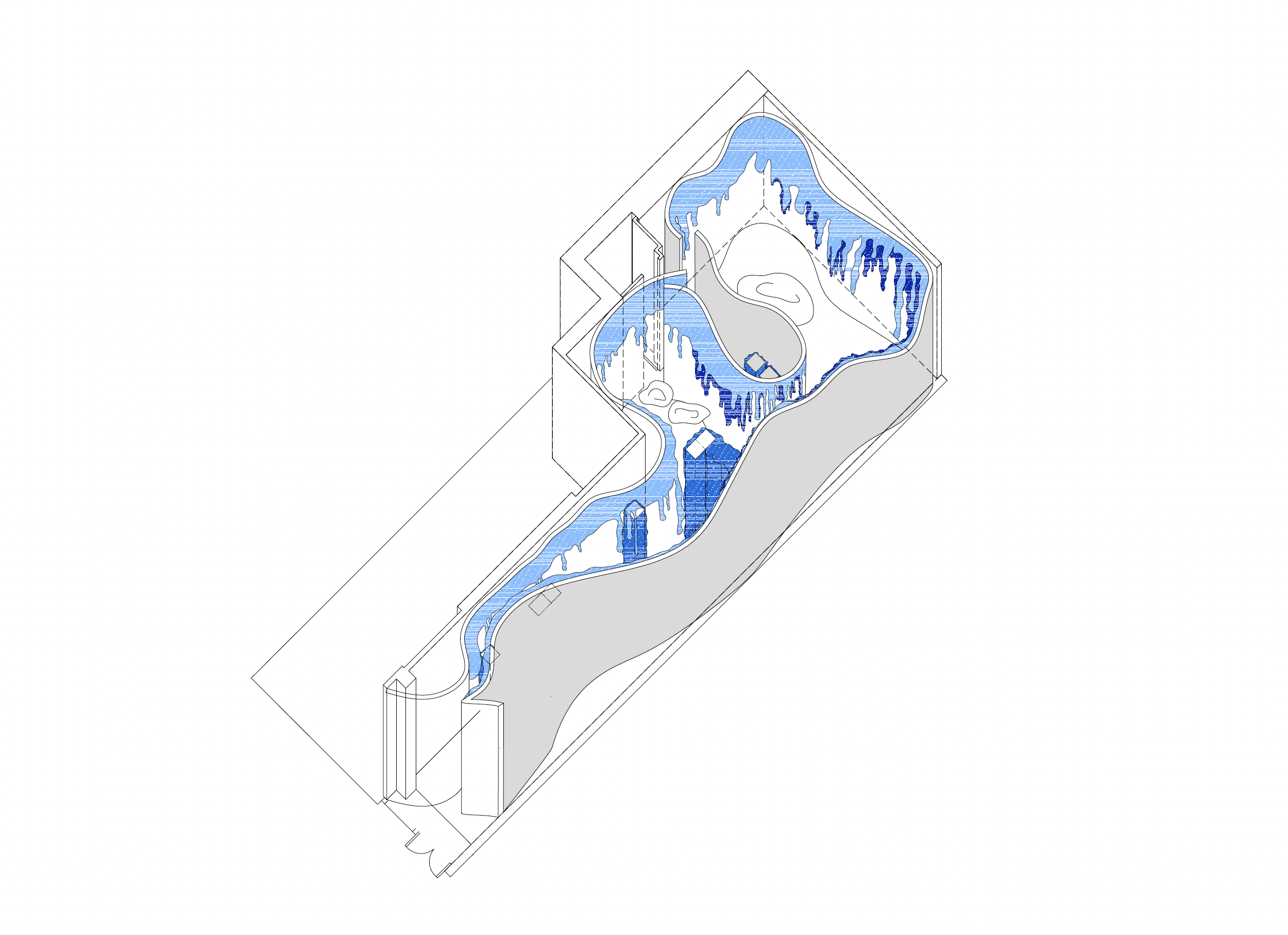 Axonometric View of the Gallery