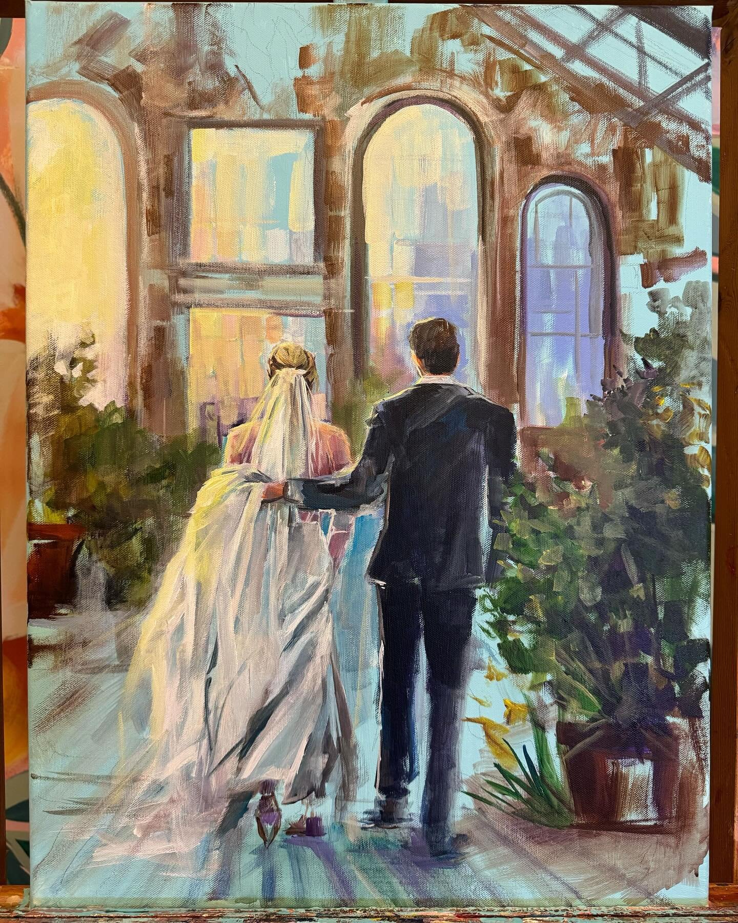 Elysia&rsquo;s spring paintings that we can&rsquo;t get enough of 🎨✨
These are pieces of art that will truly last for generations
.
.
.
.
#liveweddingpainting #uniqueweddingideas #weddinginspo #cloudstudioagency #liveeventpainting #2024brides #2025b