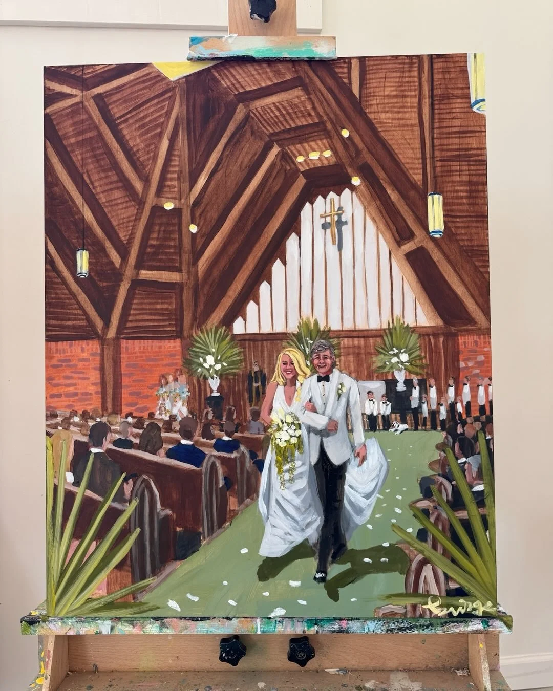 The weather is warming up and we&rsquo;re gearing up for the spring wedding season 😍🌸

Some past work by the lovely @elaineburgeart