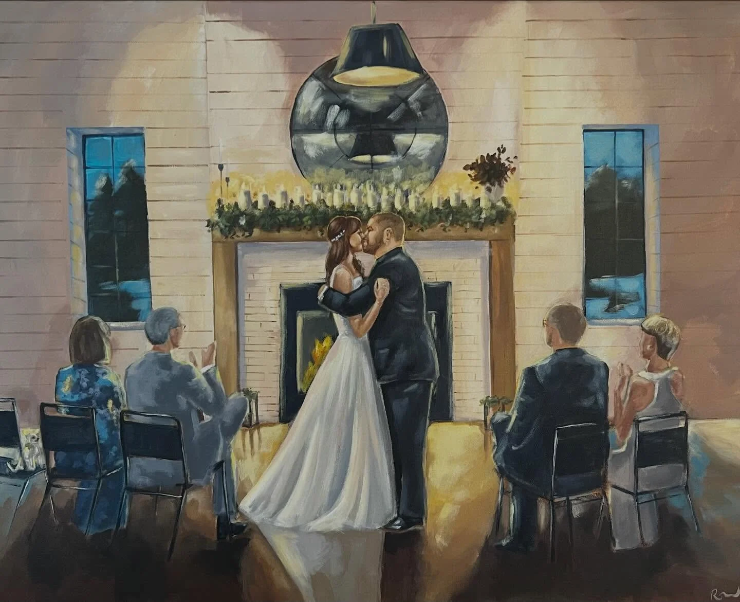 @rachelvaught.artist recent work ✨🤩

Live painting is the perfect way to celebrate such a special moment in your life! We&rsquo;re booking for 2026 - inquire via the link in our bio