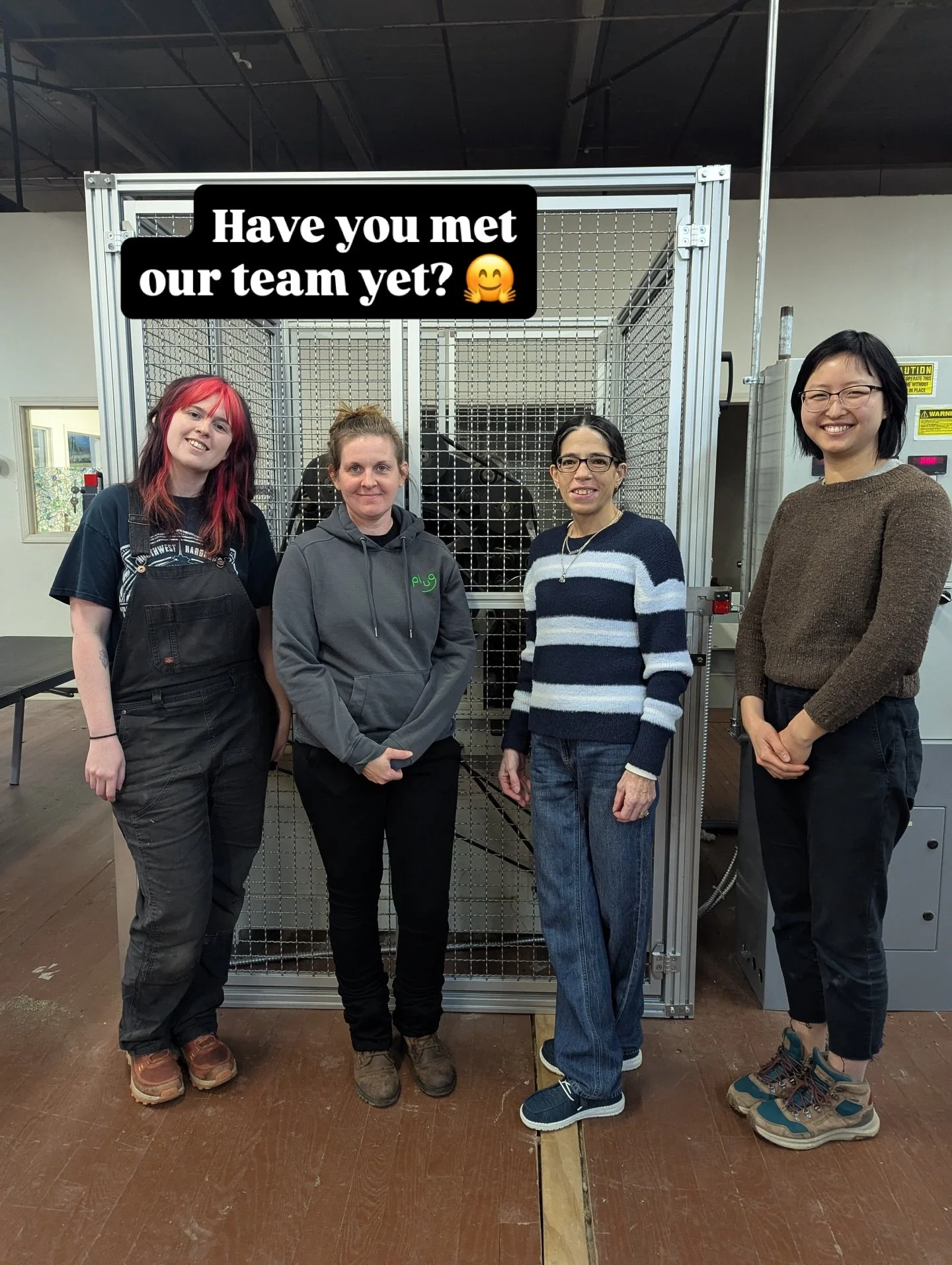 Have you met our HVTP team yet? ✨🐑

We&rsquo;re very proud to employ these fantastic women, who are so knowledgeable about natural fibers, supply chains, and sustainability. 

Picture 1, from left to right, shows Norah, our Operations Manager at Cle