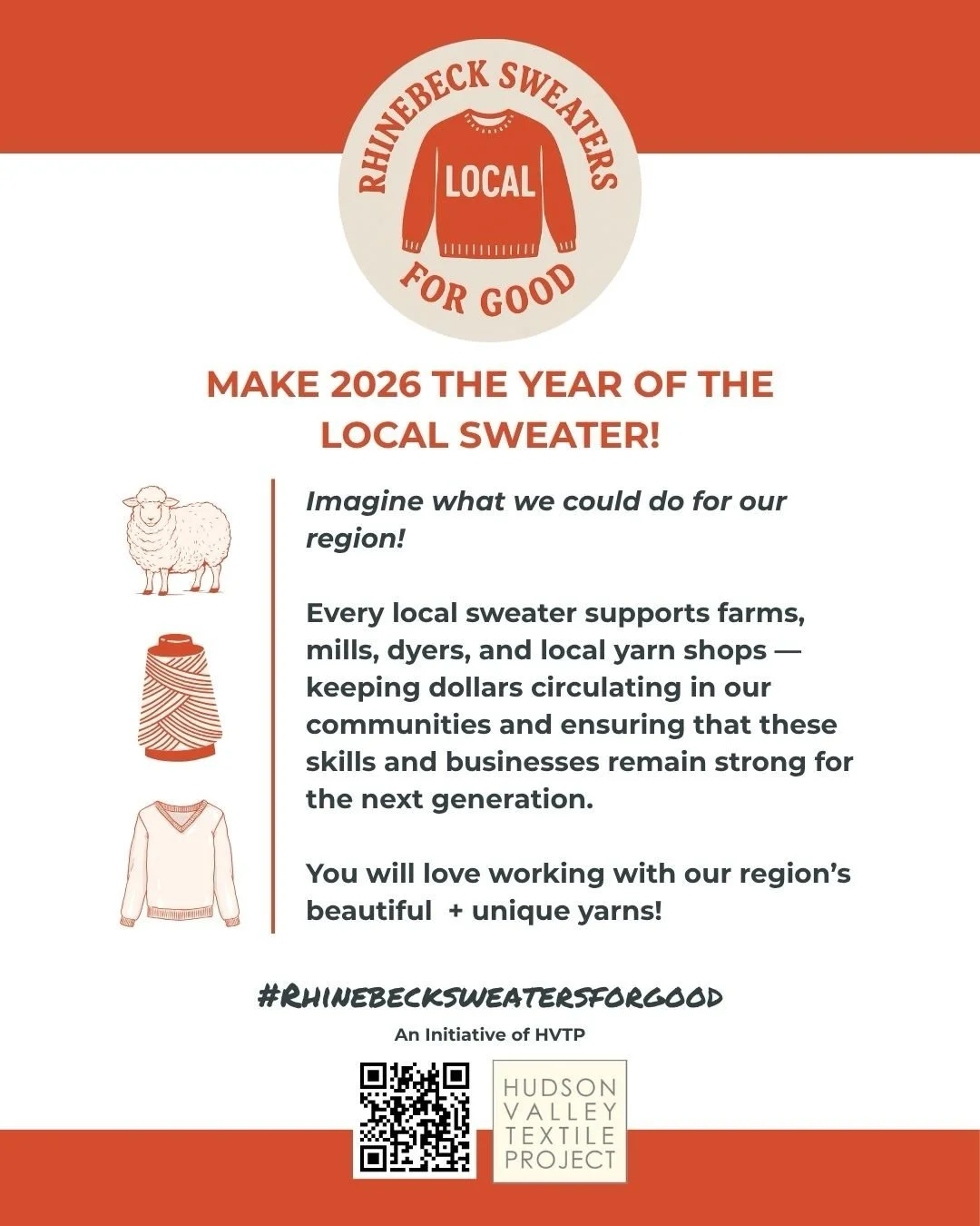 Join the Sweaters for Good Ravelry group! 🧶

Moderated by the wonderful @shannonzhangmakes , we created the group for knitters, crocheters and weavers to discuss their Rhinebeck Sweaters for Good projects. Join in and tell us about the local yarn yo