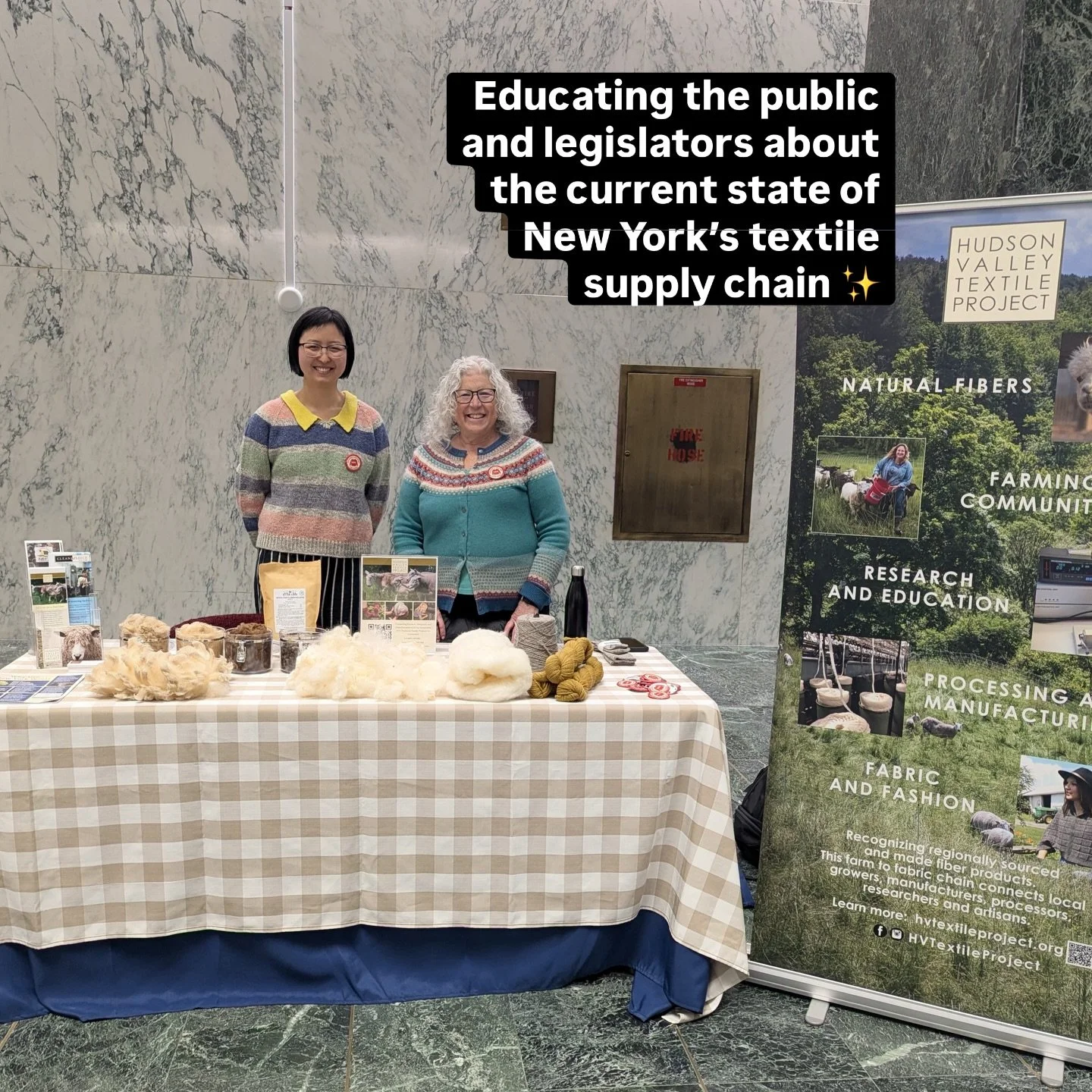On 3/25, Mary Jeanne and Shannon tabled at the @nysruralresources fair in Albany&rsquo;s Legislative Office Building.

The annual event is an opportunity for legislators, staff, and members of the public to learn about a wide range of rural issues, s