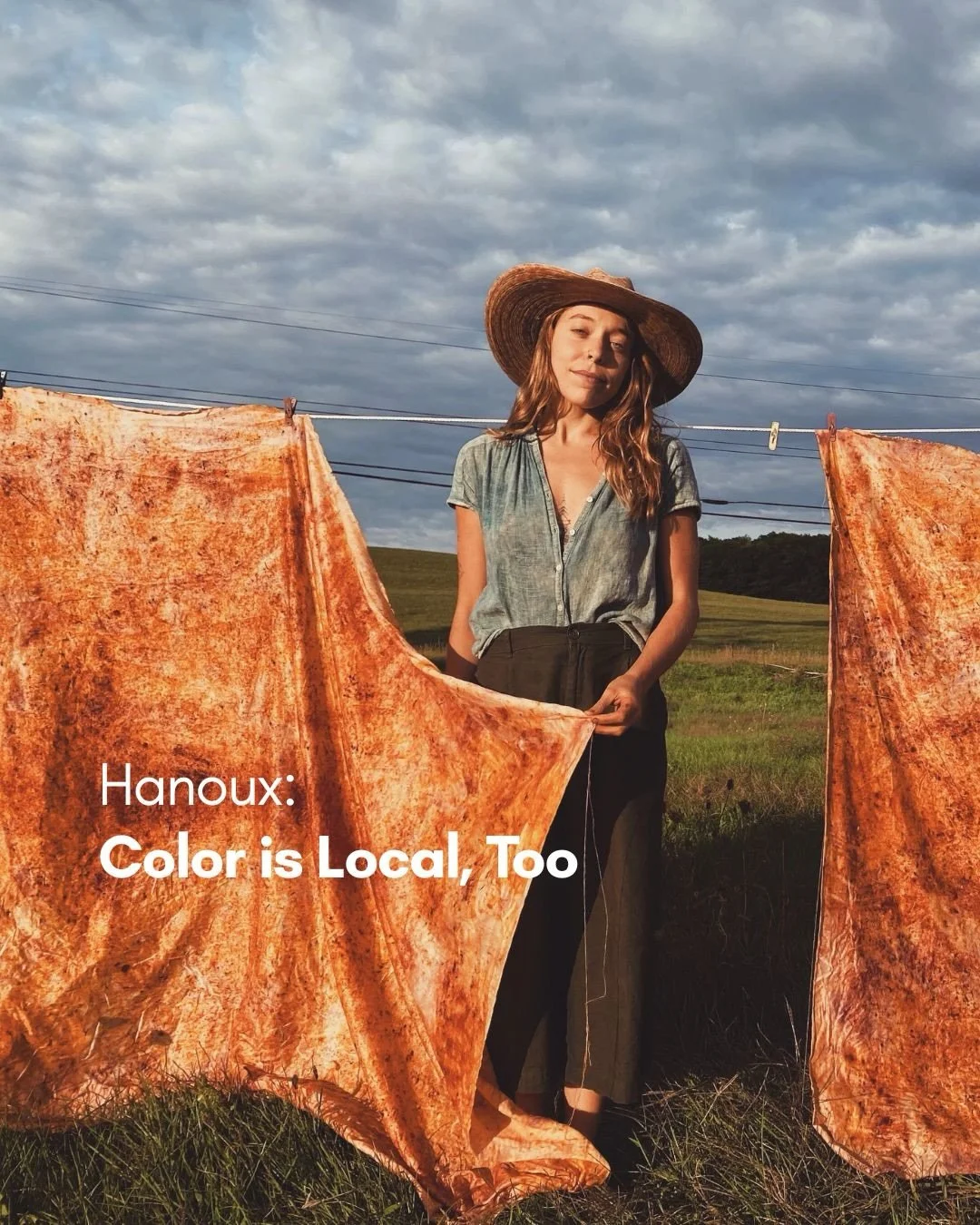 Bringing landscape into fiber 🍃

We recently received a timely reminder from HVTP member Hannah Ross @hanoux_ that in April, natural dyers in the Hudson Valley are preparing planting beds and starting seeds so in the months to come, local fiber can 