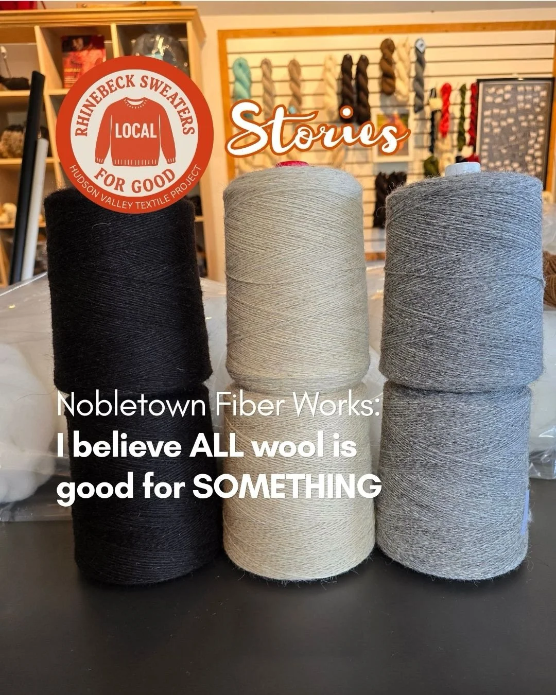 We asked HVTP members to tell us their Sweaters for Good stories, and we&rsquo;re so excited to share the first one! We hope you enjoy these stories as we continue sharing them until the Rhinebeck Sheep &amp; Wool Festival in October. 🤗

Nobletown F