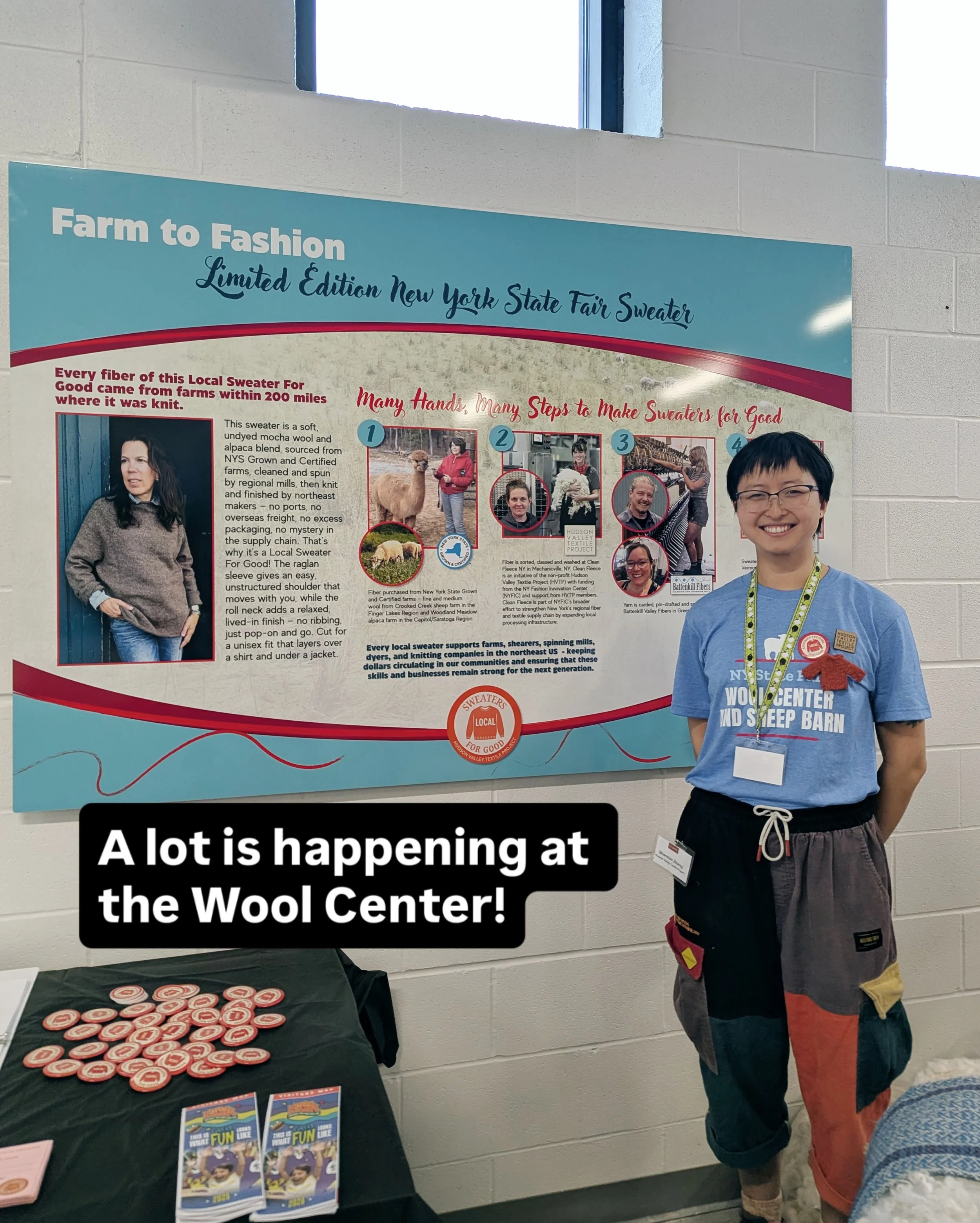 See wool go from fleece to fabric at the Great NYS Fair! 🐑🧶

From Aug. 26&ndash;Sept. 7, visitors can explore the new Wool Center, a hands-on hub for sheep, wool and fiber arts presented by the Empire Sheep Producers Association (ESPA) in partnersh