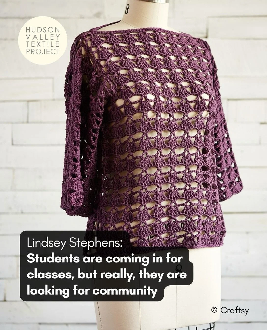 Lindsey Stephens is the crochet and knit designer, teacher, and maker behind @the_lindsey_life. She is a past president of the @crochetguildofamerica.

For more than 10 years, Lindsey has worked as a technical editor, refining and reviewing crochet g