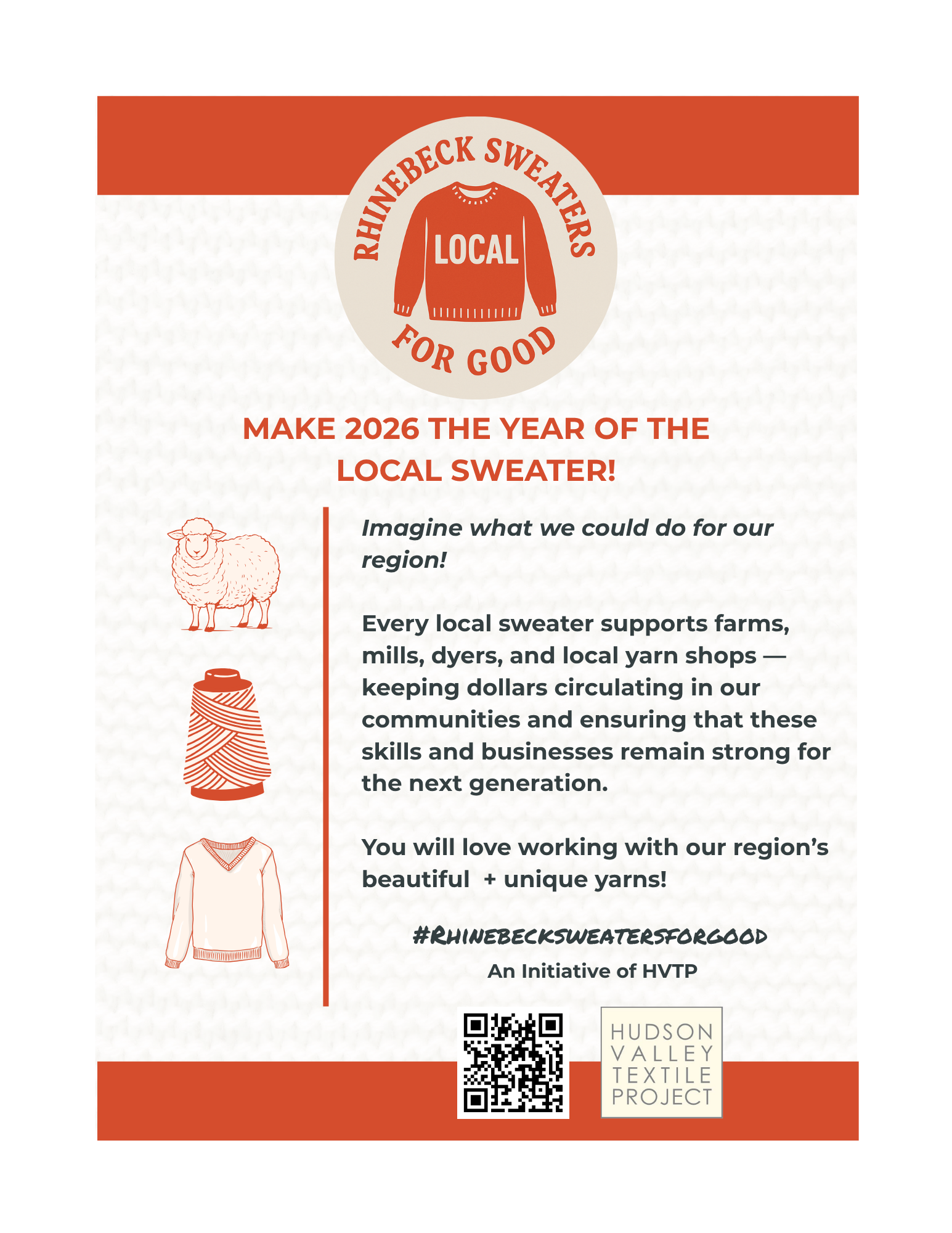 2026 Rhinebeck Sweater - Sweaters for Good initiative.