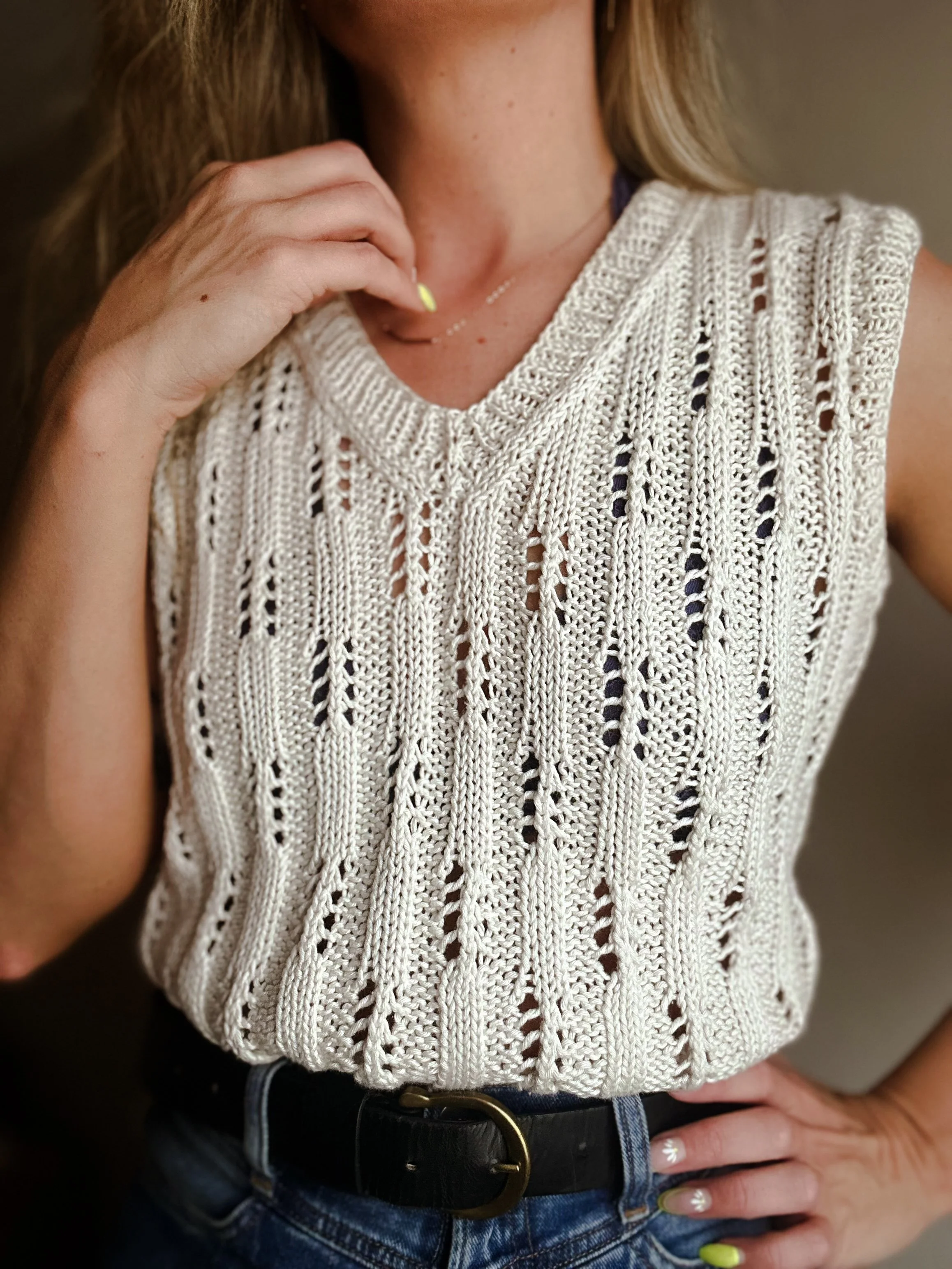 Last Word vest by Thea Colman.