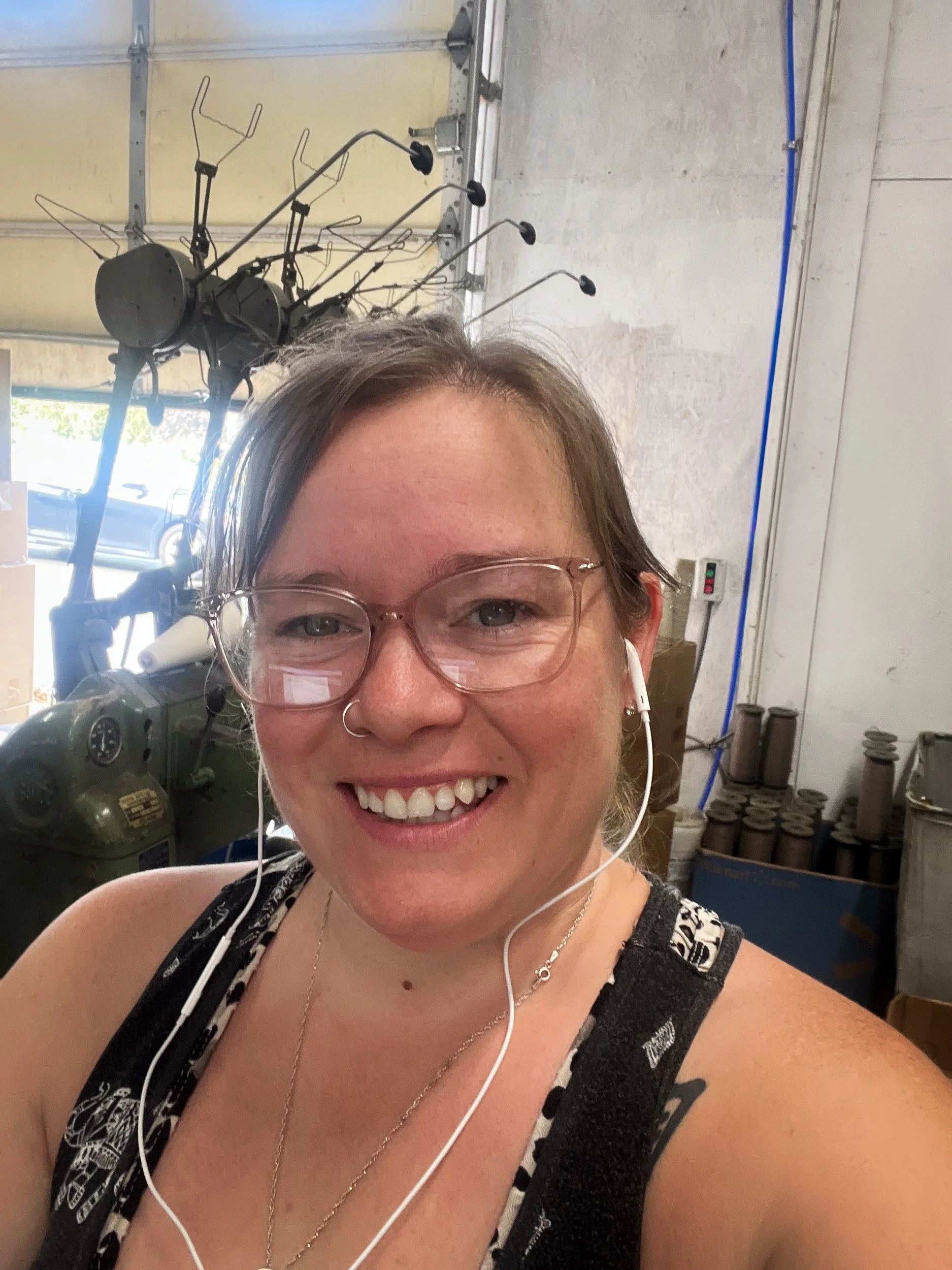 Angela Bennett, co-owner of Battenkill Fibers