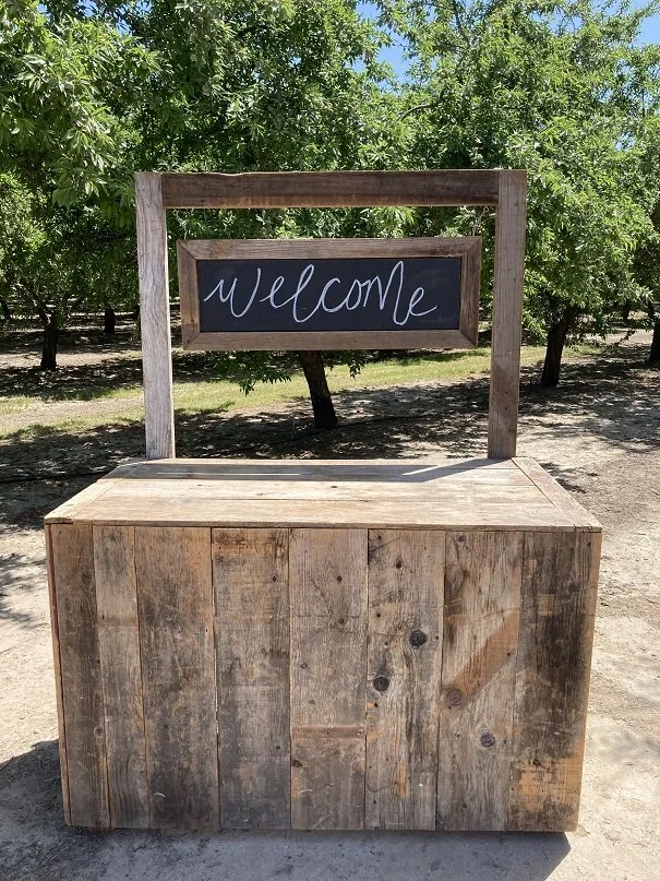 Fence Wood Table — AZCO - Rustic Designs and Rentals