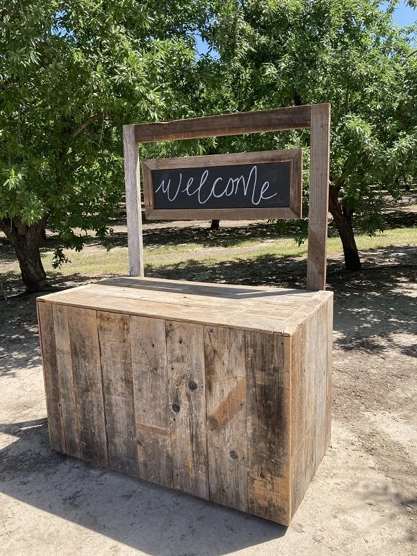 Fence Wood Table — AZCO - Rustic Designs and Rentals