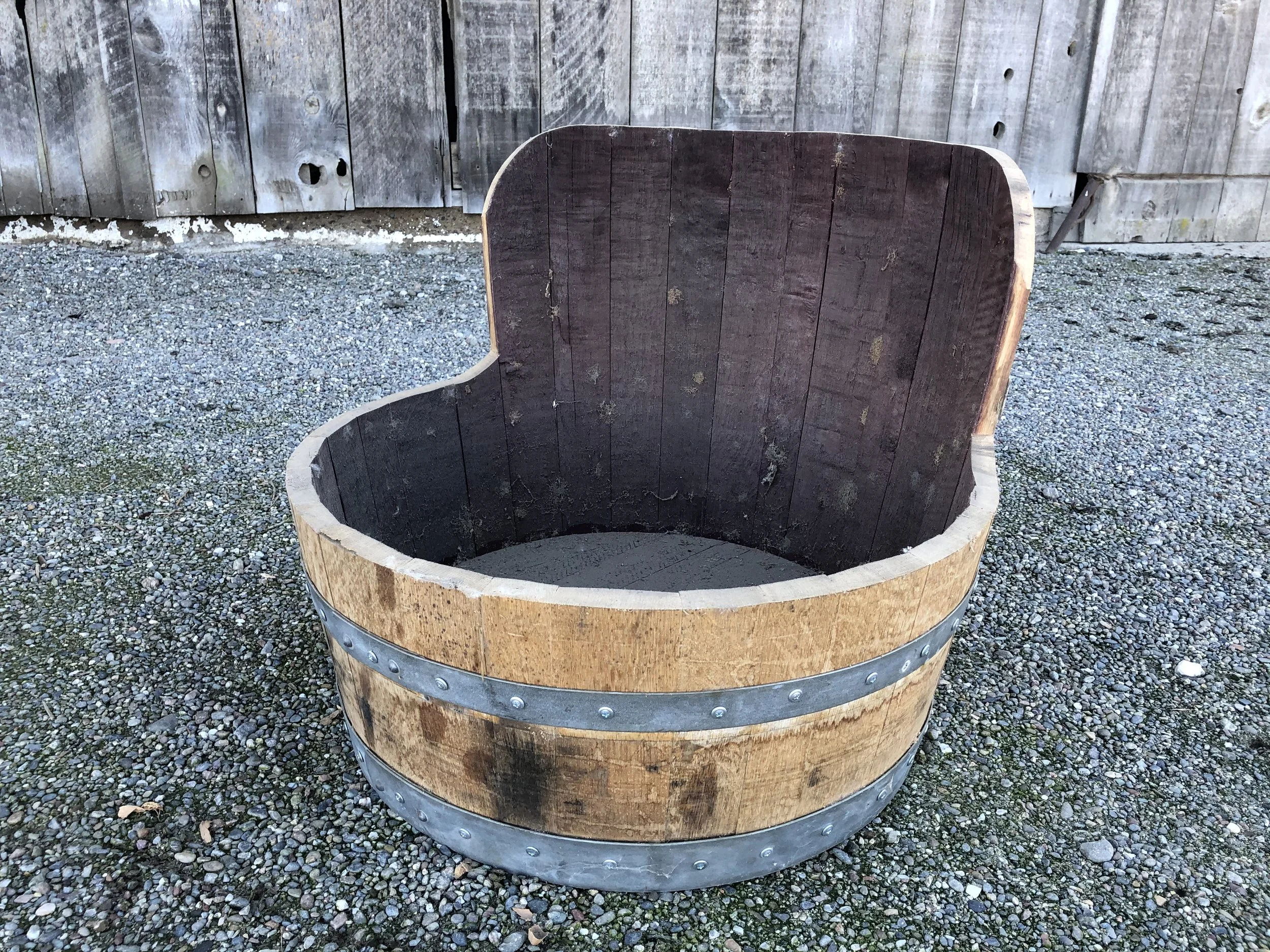 Quarter Barrel High Back