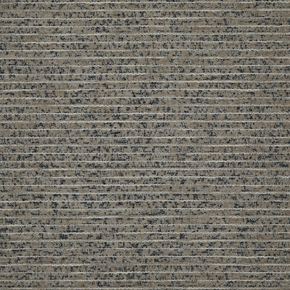 Textured beige and gray carpet pattern with horizontal lines.