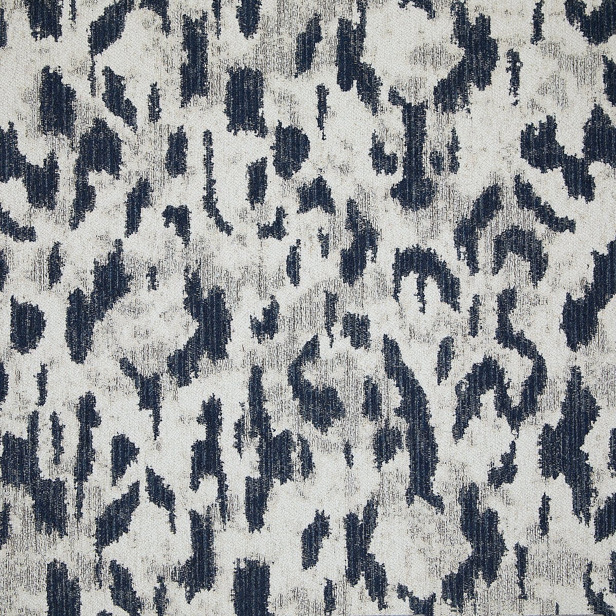 Abstract black and white textured pattern with irregular shapes.