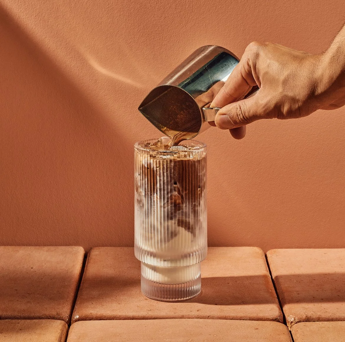 Midnight coconut- mid-pour