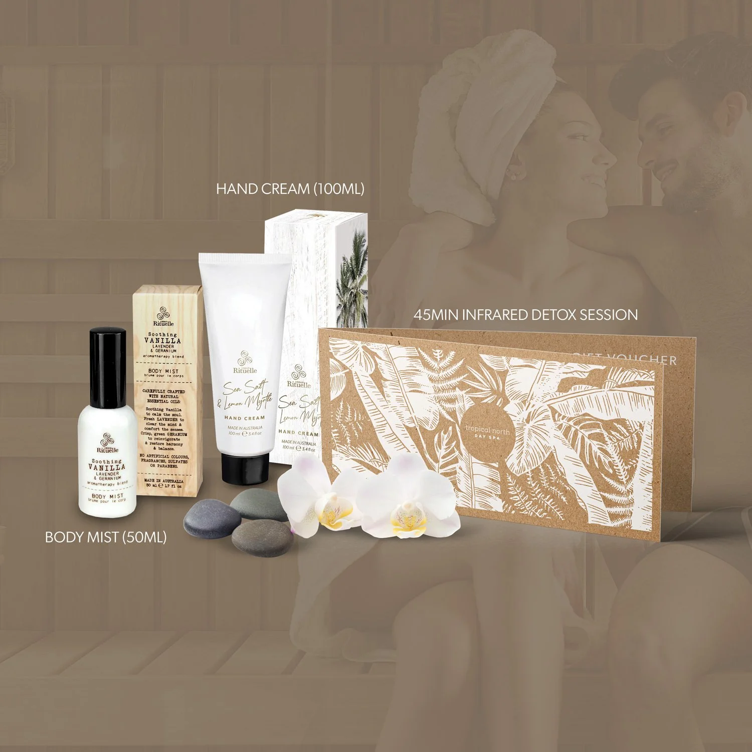 45 min Infrared Detox Session + Urban Rituelle Body Mist + Urban Rituelle Hand Cream