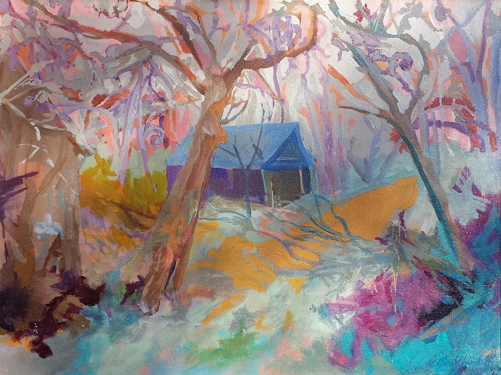 Peeking Out - 18" x 24"