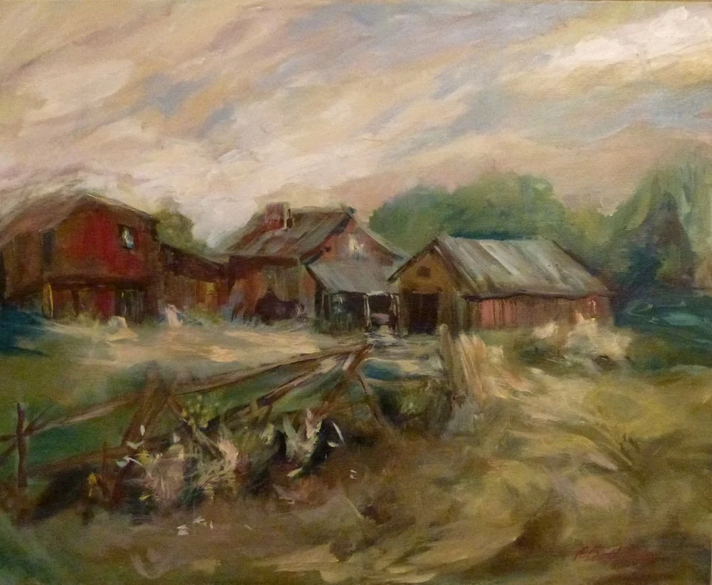 Farm Road - 24" x 30"