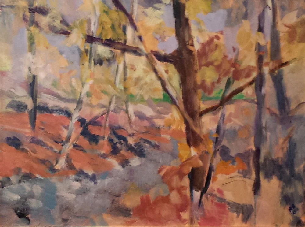 Golden Stream - 18" x 24"