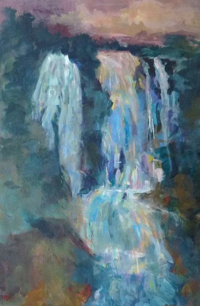 Tropical Waterfall - 20" x 30"