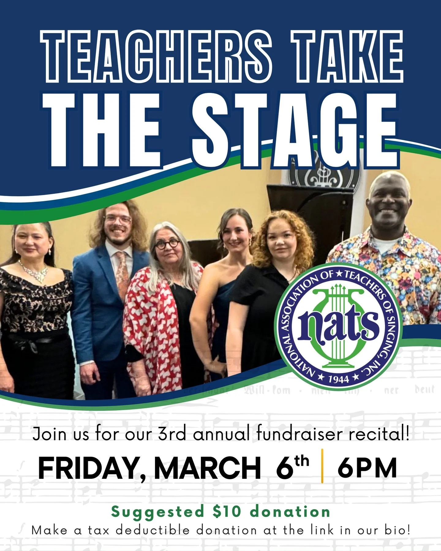 It&rsquo;s almost time for our Teachers to Take the Stage! ✨🎶

Last year&rsquo;s Teachers Take the Stage Recital was a huge success, raising an incredible $2,000 to directly support students in our region! 🎉👏 

This year, we&rsquo;re doing it agai
