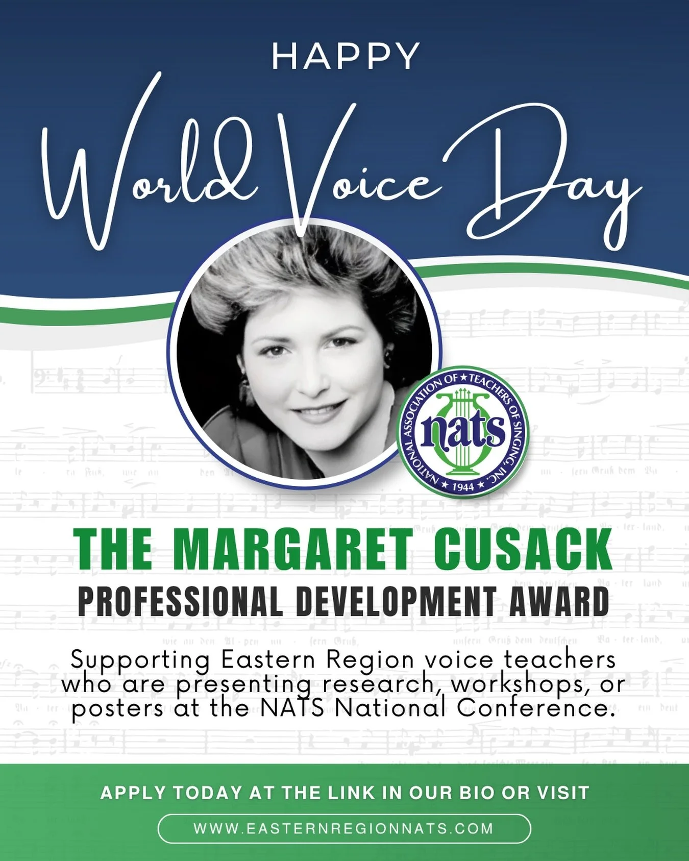 Happy World Voice Day! 🎤✨

Today is all about celebrating the voices that make up our community &mdash; whether you&rsquo;re teaching, performing, learning, or doing a little bit of everything. We&rsquo;re so grateful for the work you do and the voi