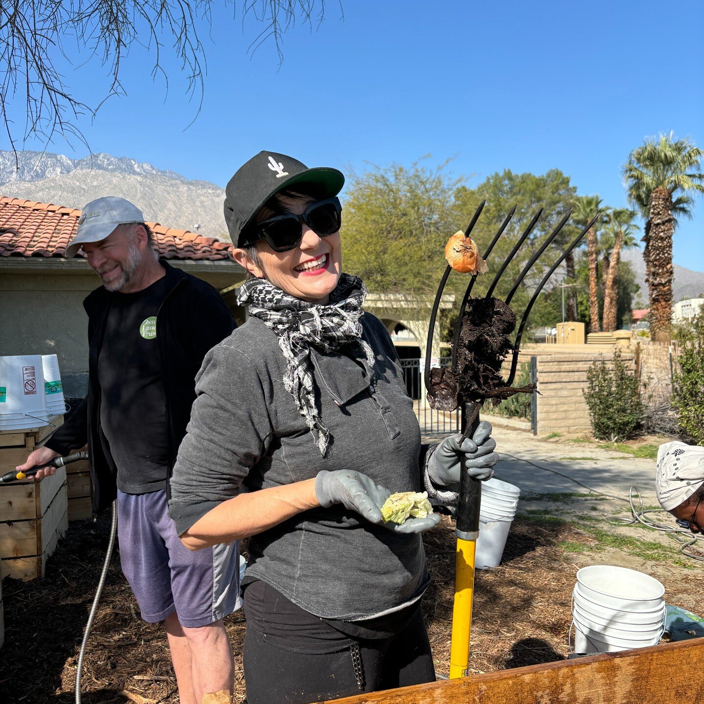 Fork it over! You can volunteer to join us at Prescott Preserve in Palm Springs on Mondays from 8:30 a.m.-10:00 a.m. The Prescott Preserve Soil Building and Carbon Drawdown Project is sponsored by a grant from the @cvmountainsconservancy, @calrecycle