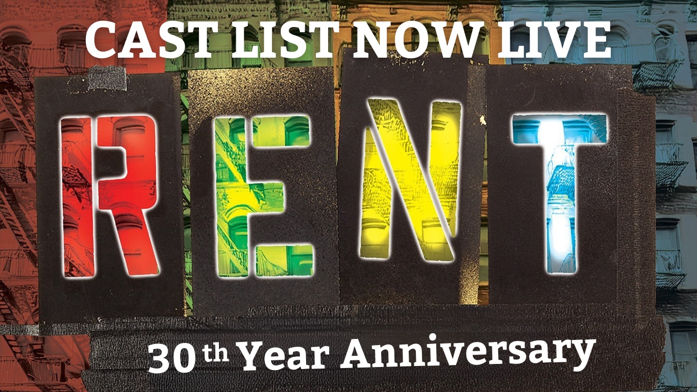 announcing the cast list for RENT