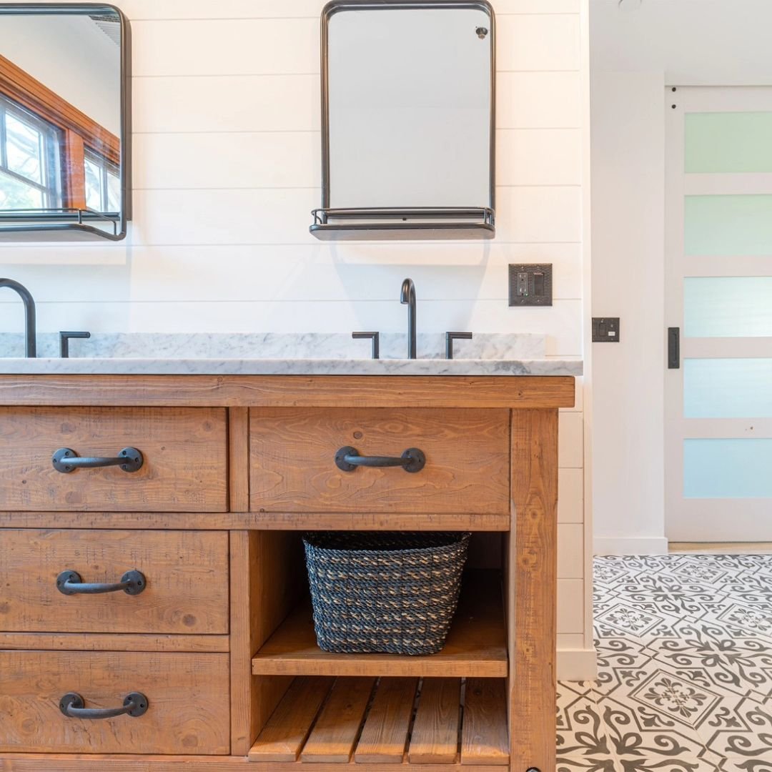 Throwback to this beautiful barnyard-style bathroom we completed from a remodel in Redwood City! Featuring a freestanding tub and a rustic walk-in shower, it perfectly combines charm and luxury. 

Dreaming of a home remodel, an elegant addition, or a