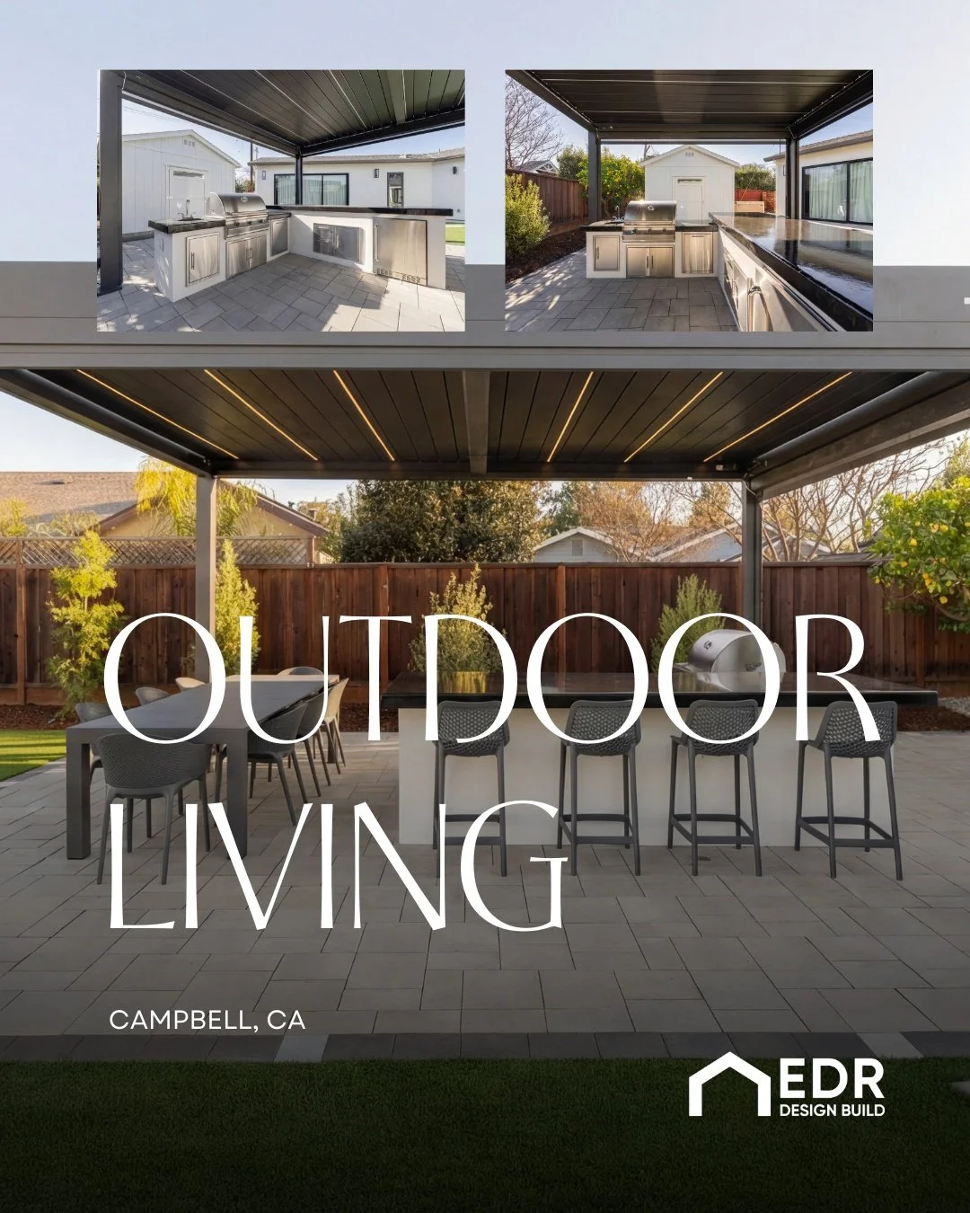 Outdoor living done right 🍽️🔥
This covered patio and custom outdoor kitchen were designed for hosting, from weeknight dinners to weekend gatherings. Integrated lighting, durable finishes, and a seamless layout bring indoor comfort outdoors.

We bel