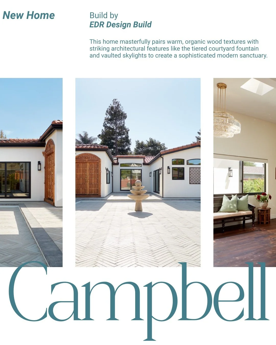 True luxury is found in the details that make a house feel like a sanctuary. 🌿✨

The Campbell project is a masterclass in blending architectural boldness with organic warmth. From the tranquil rhythm of the tiered courtyard fountain to the sun-drenc