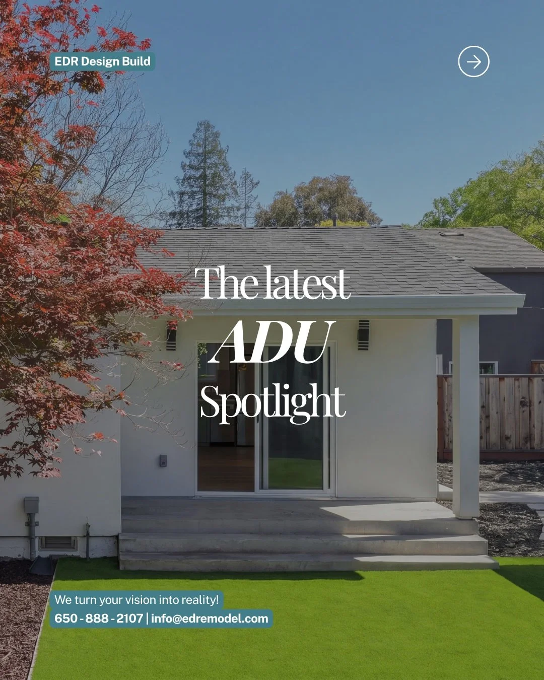 Maximize your property&rsquo;s potential with a space that&rsquo;s as versatile as it is beautiful. 🏡✨

This recently completed ADU is a masterclass in efficient, high-end design. By handling every stage in-house, from the initial architectural blue