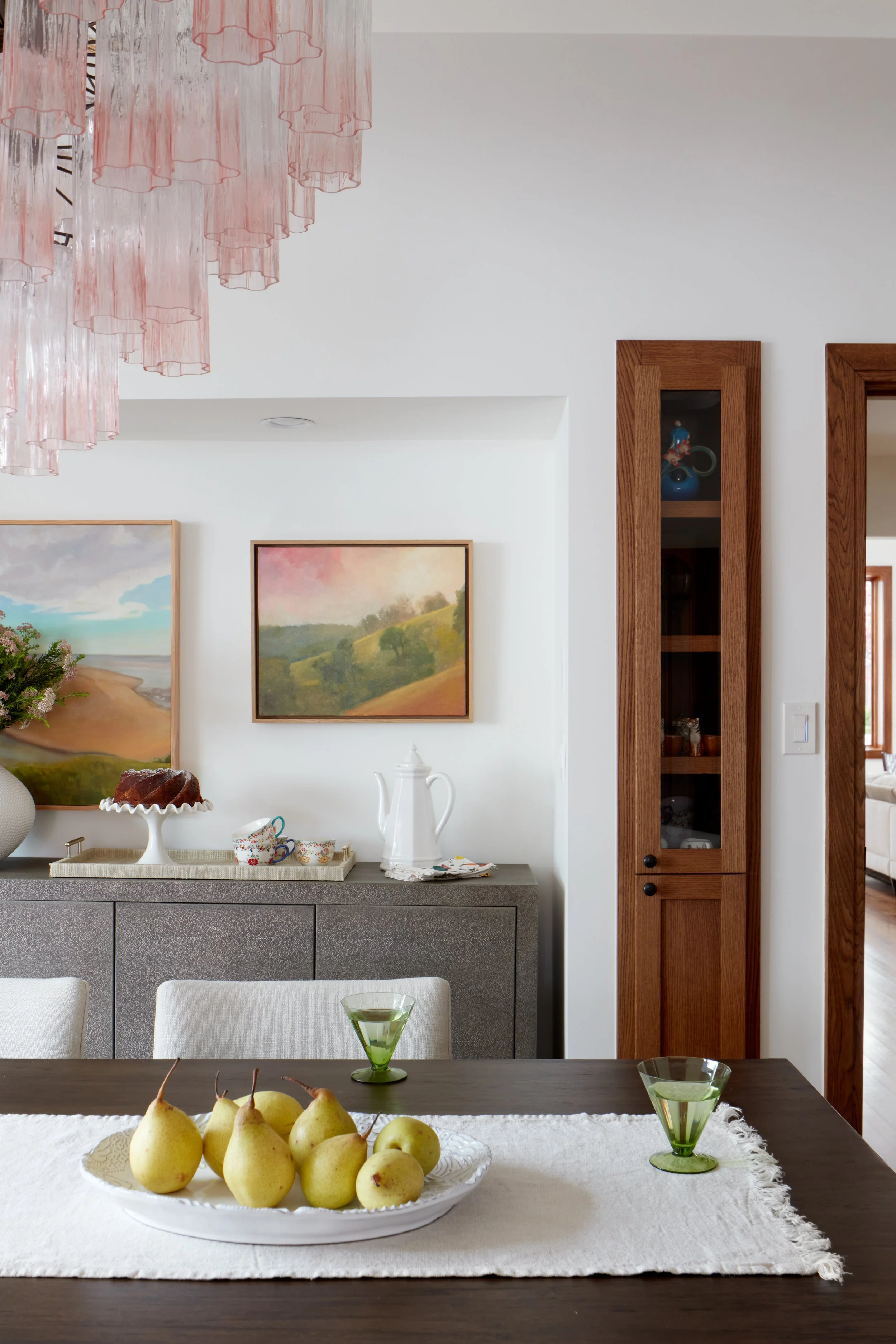 Thoughtful symmetry, rich textures, and classic architecture—this space feels refined yet welcoming.